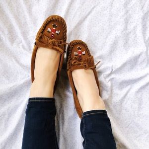 Minnetonka Thunderbird Moccasins Size 11